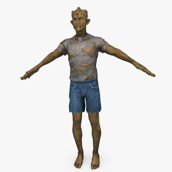 怪物人形生物3d模型 Turbosquid