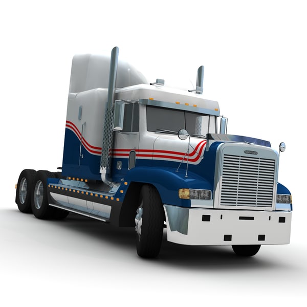 3d truck freightliner model