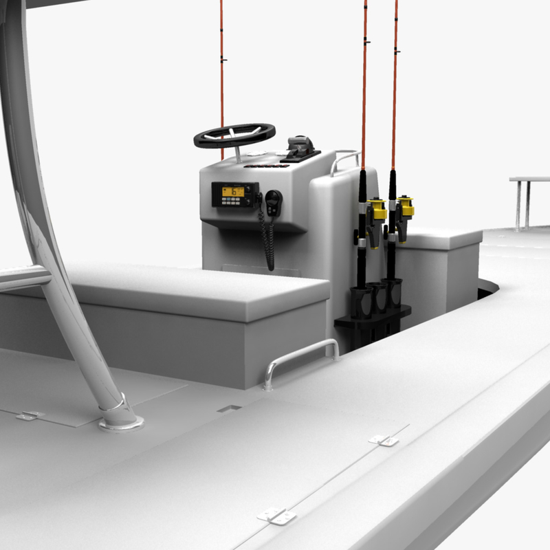 obj saltwater flats boat