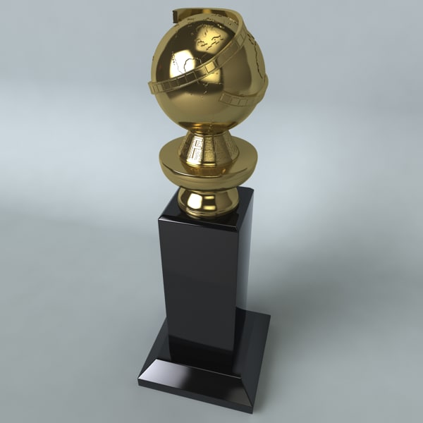 3d golden globe award