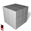 rubik s cube 3d obj