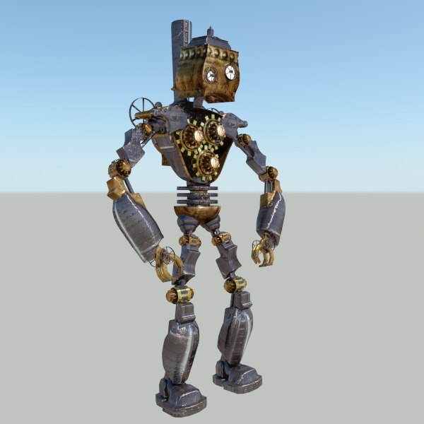 3d model robot bot