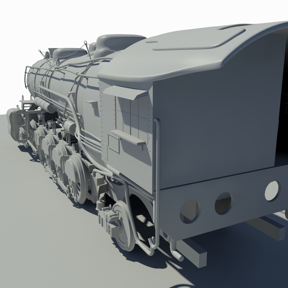 train locomotive 3d dxf