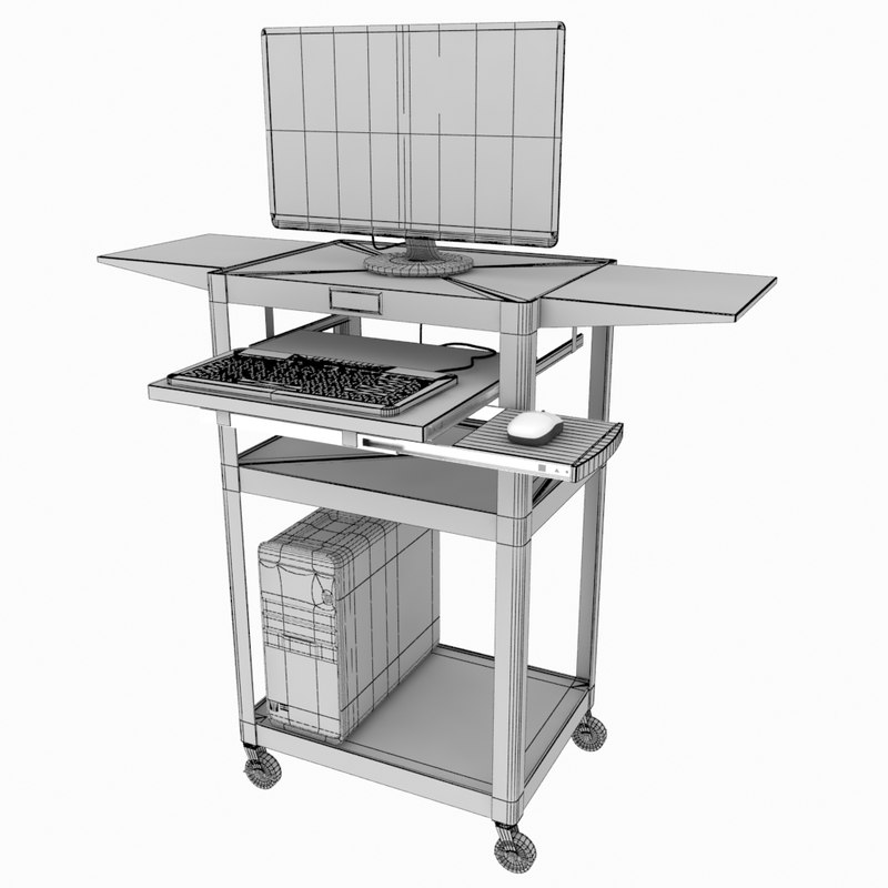 max computer monitor cart