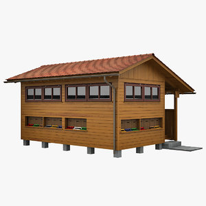 3d model house apiary