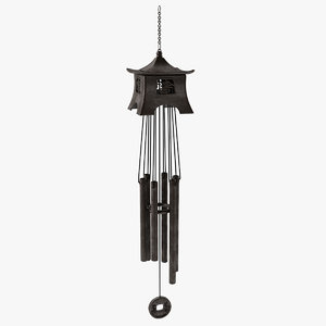 3ds max wind chime