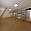 3d office interior space