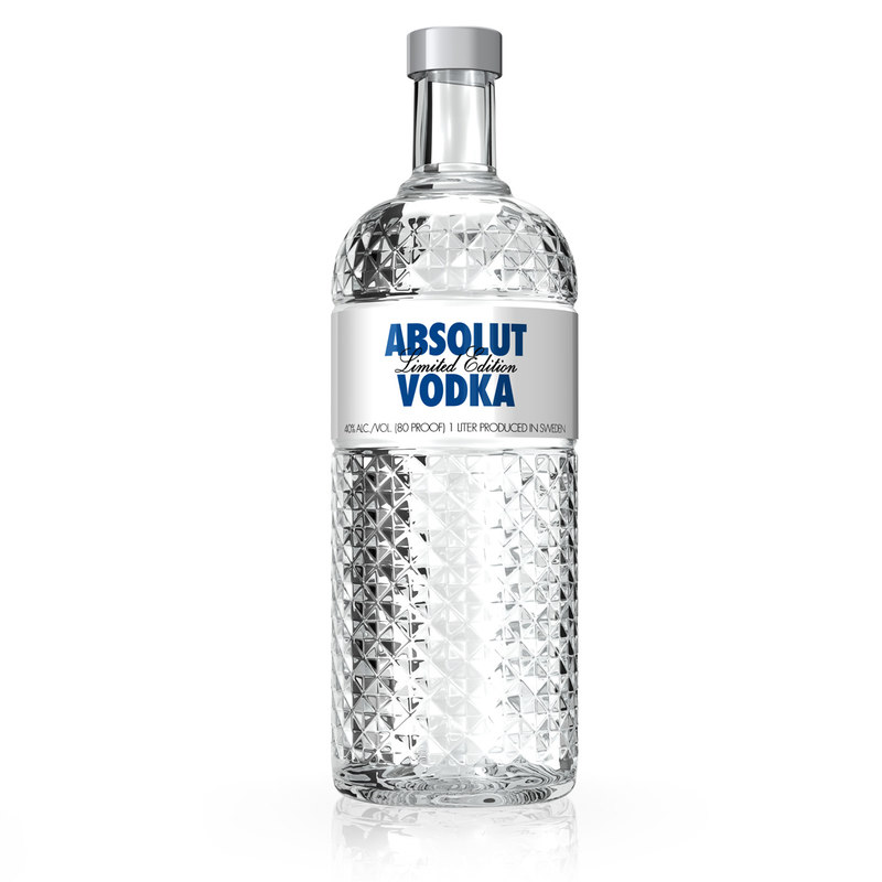 3d model absolut vodka