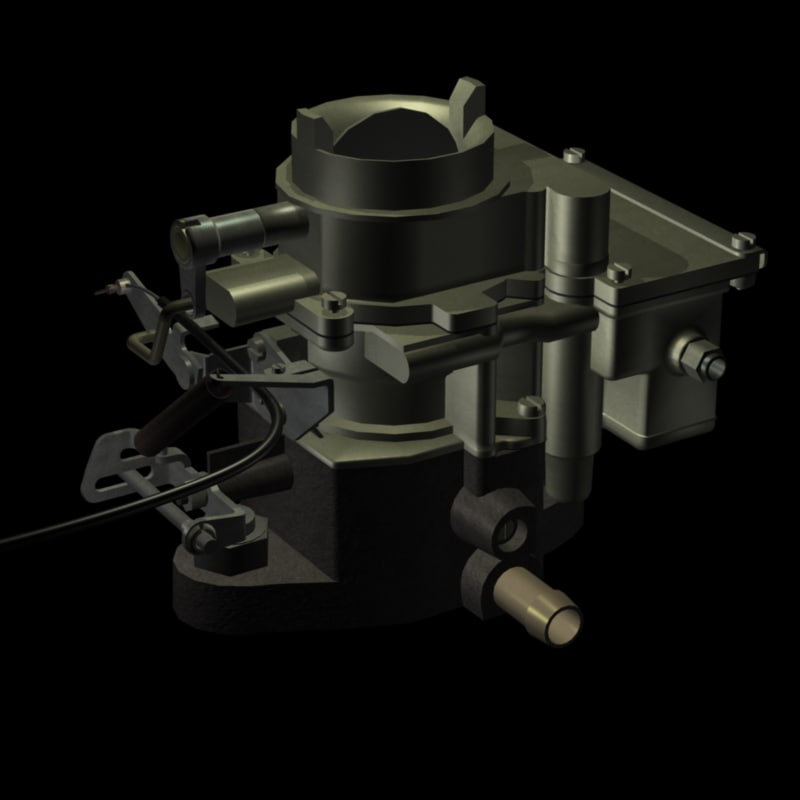 3d single downdraught carburetor