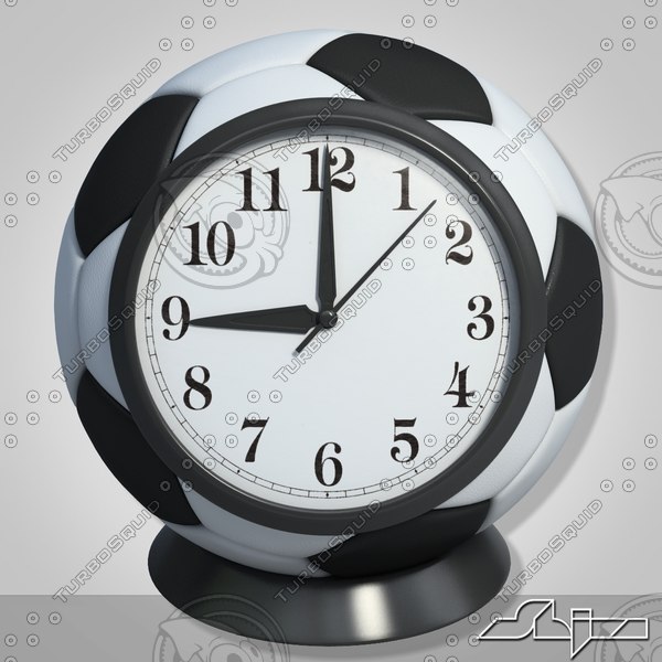 football alarm clock 3ds