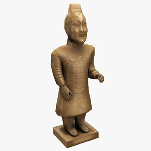 3d china terracotta warrior 2