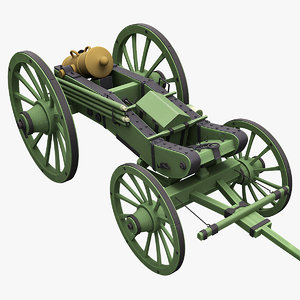 c4d napoleons 6-inch gribeauval howitzer