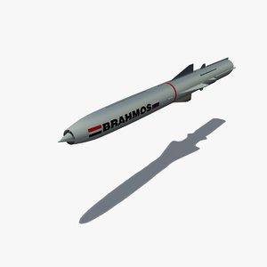 brahmos cruise missile 3d max