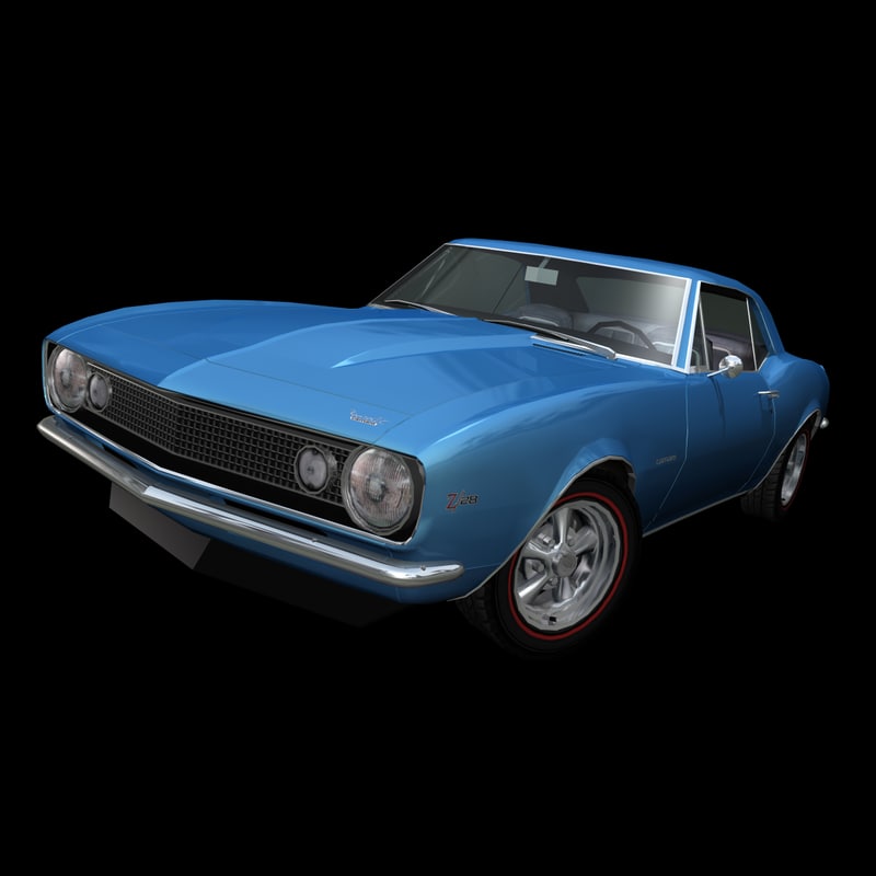 3ds max muscle car 1967 z28