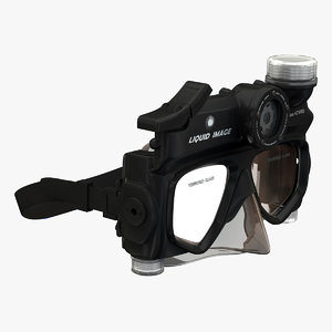 camera mask scuba series 3d model