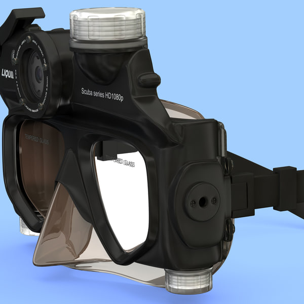 camera mask scuba series 3d model