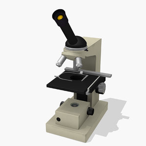 3d model laboratory microscope micro