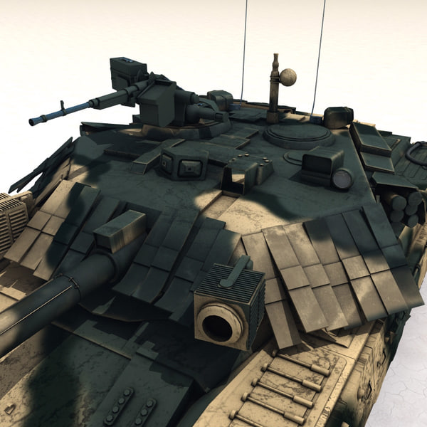 t-84 oplot tank 3d model