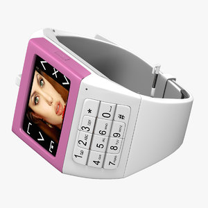 3dsmax watchphone iwatch eg100 pink