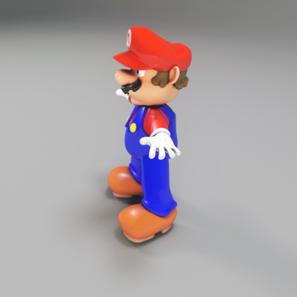 super mario 3d model