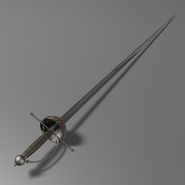 3d model rapier