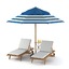 3d model sun lounger beach set
