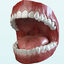 mouth teeth tongue animation 3d max