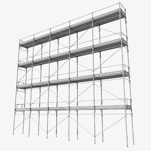 modular scaffolding 3d model
