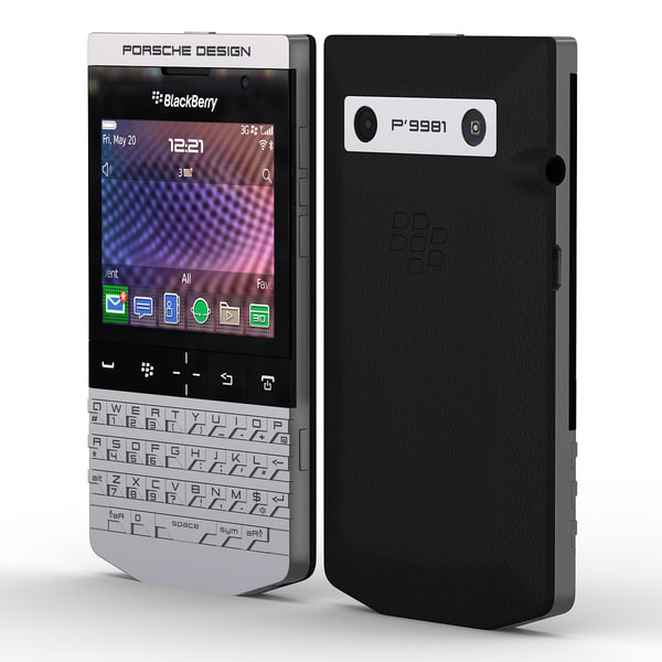 3d blackberry pda 9981 model