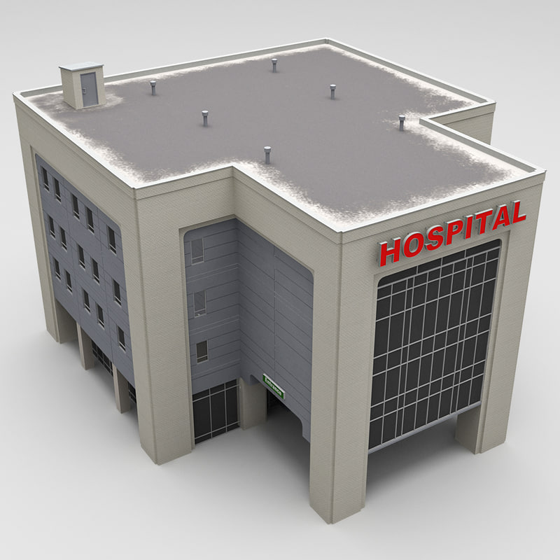 3d sketchup hospital model 3d building model hospital