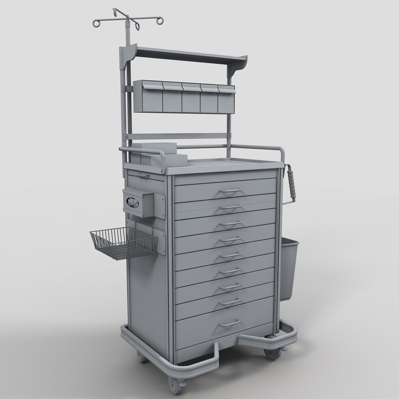 max medical supply cart 1