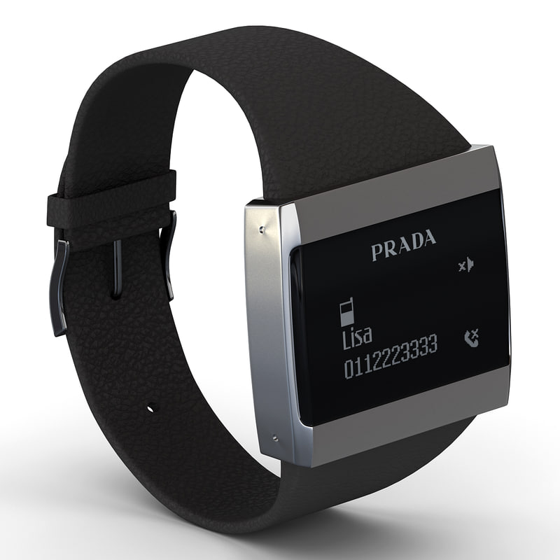 max digital watch prada