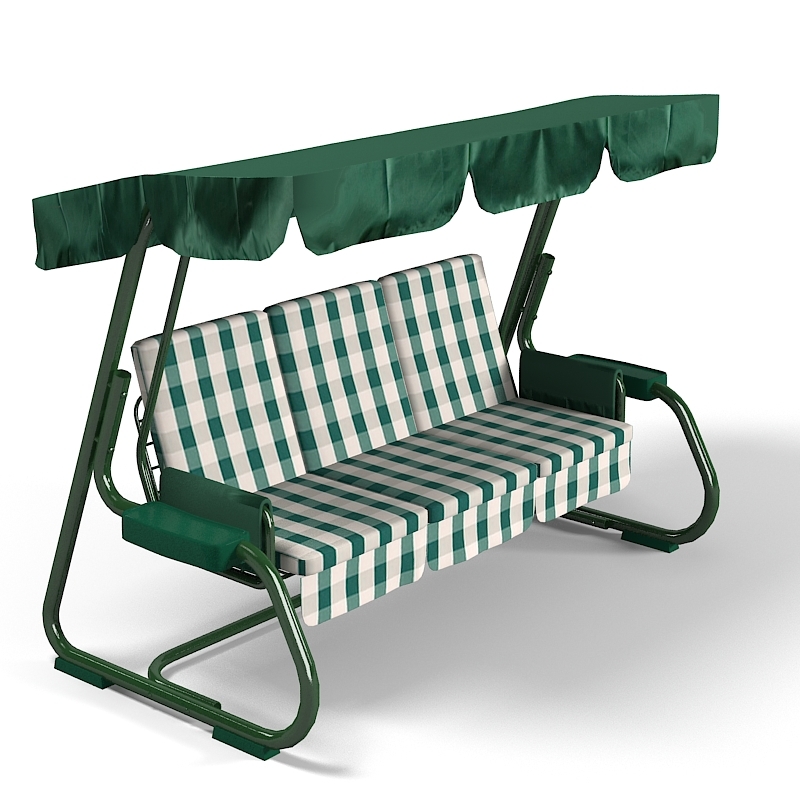 outdoor garden swing sofa 3d obj