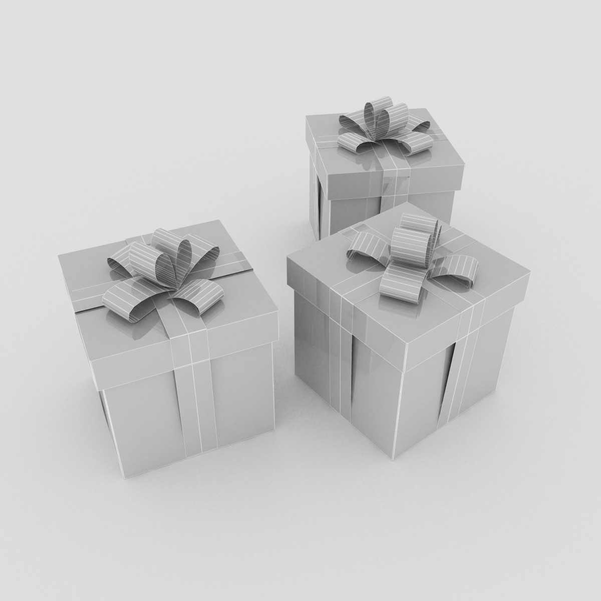 圣诞礼物3d模型 - turbosquid 643483