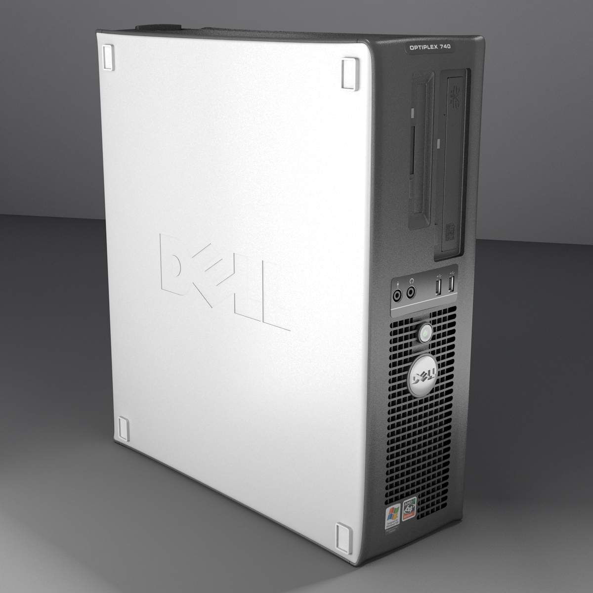 3d dell optiplex desktop computer model