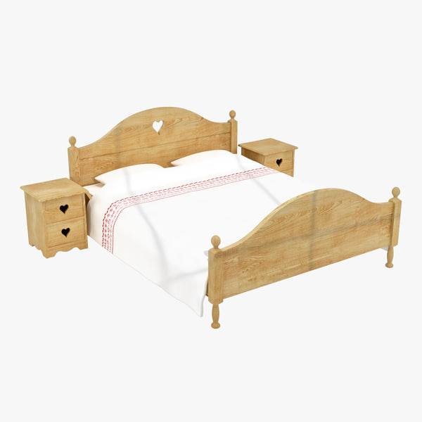 3d bed vintage