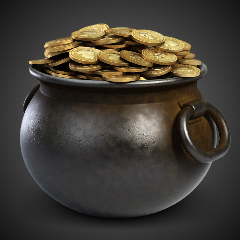 iron pot gold coins max