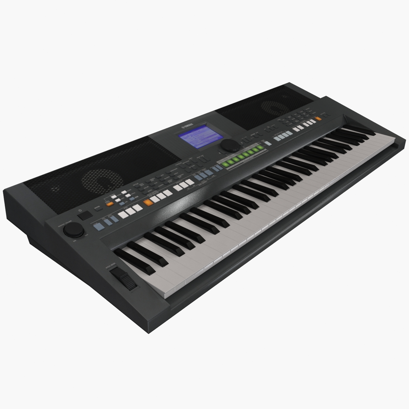 yamaha psr s650 keyboard 3d 3ds