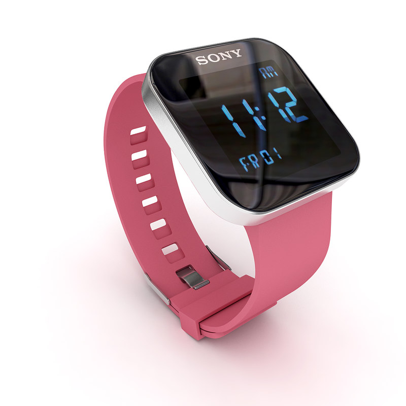 free 3d smart watch model