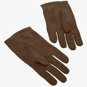 3dsmax leather gloves