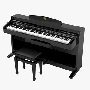 yamaha clavinova digital piano 3d model