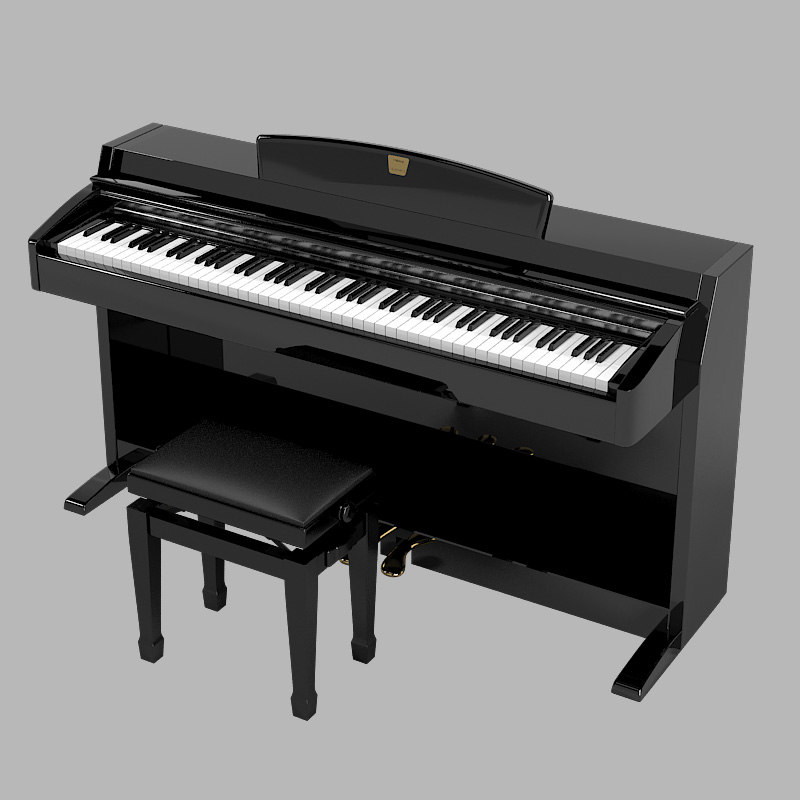 yamaha clavinova digital piano 3d model