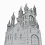 3d castle cartoon