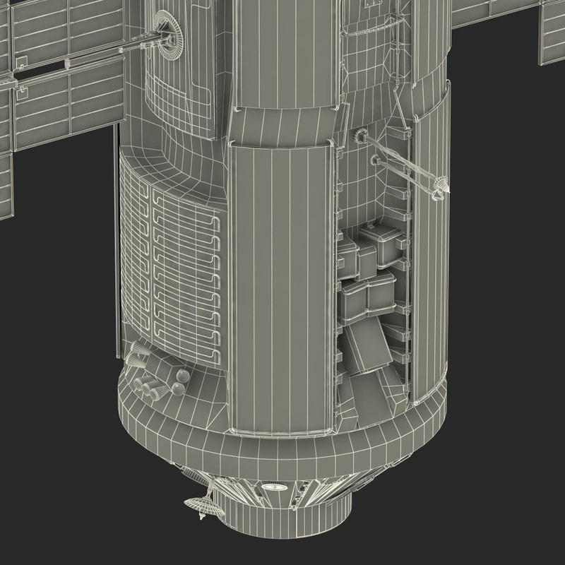 space functional cargo block 3d model