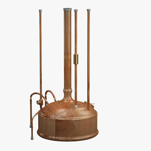 3d brewing kettle model