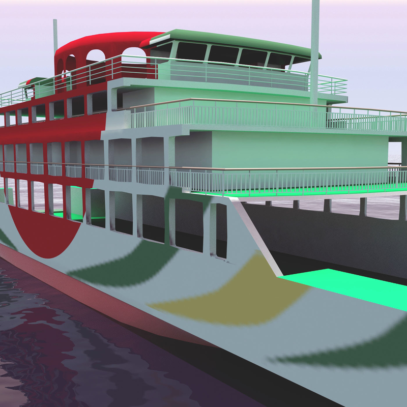 3D City Downside Ferry 418