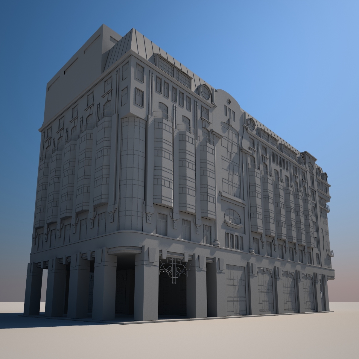 3d model marriott hotel