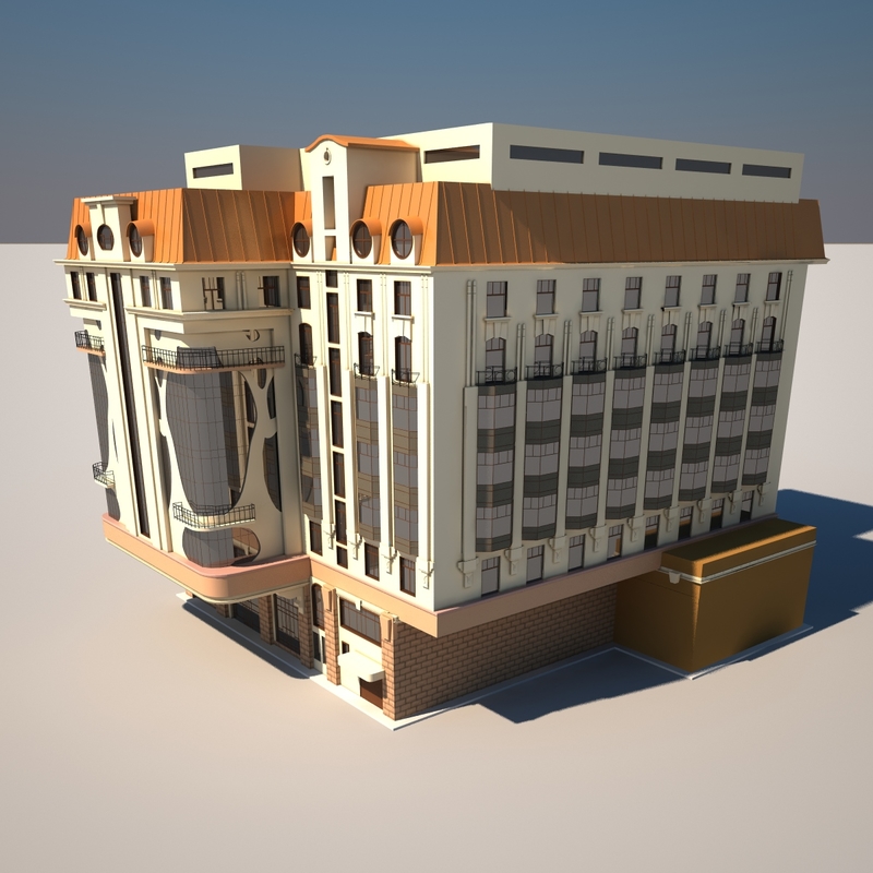 3d model marriott hotel