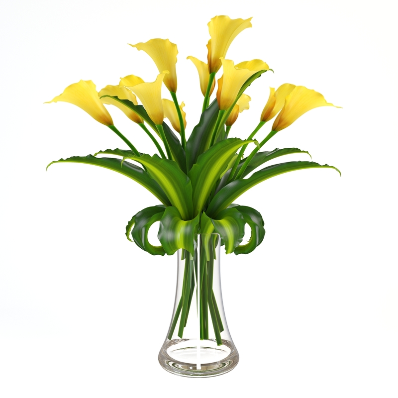 x calla flower vase