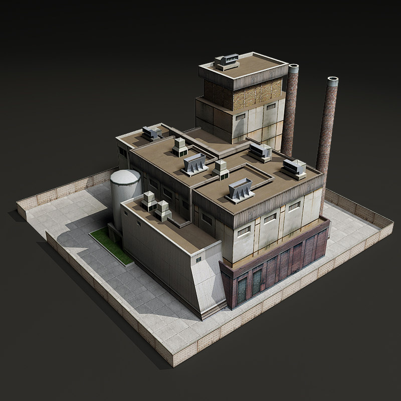 Factory 3d model